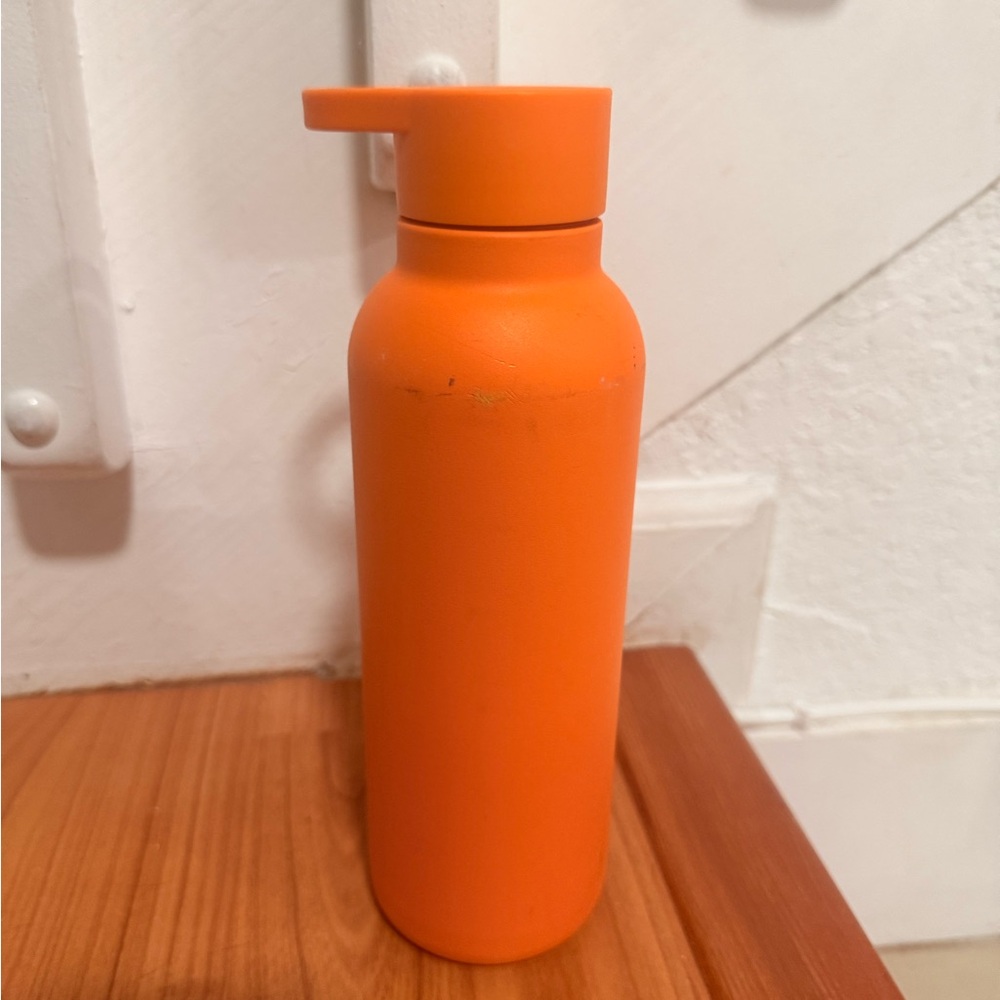 Stainless Steel Orange Reusable Water Bottle